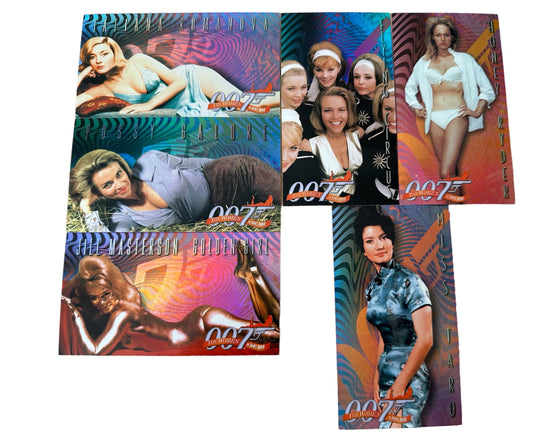 Vintage Inkworks 1998 The Women Of James Bond 007 Widescreen - Early Encounters Chase Card Set E1 - E6 - Former Shop Stock