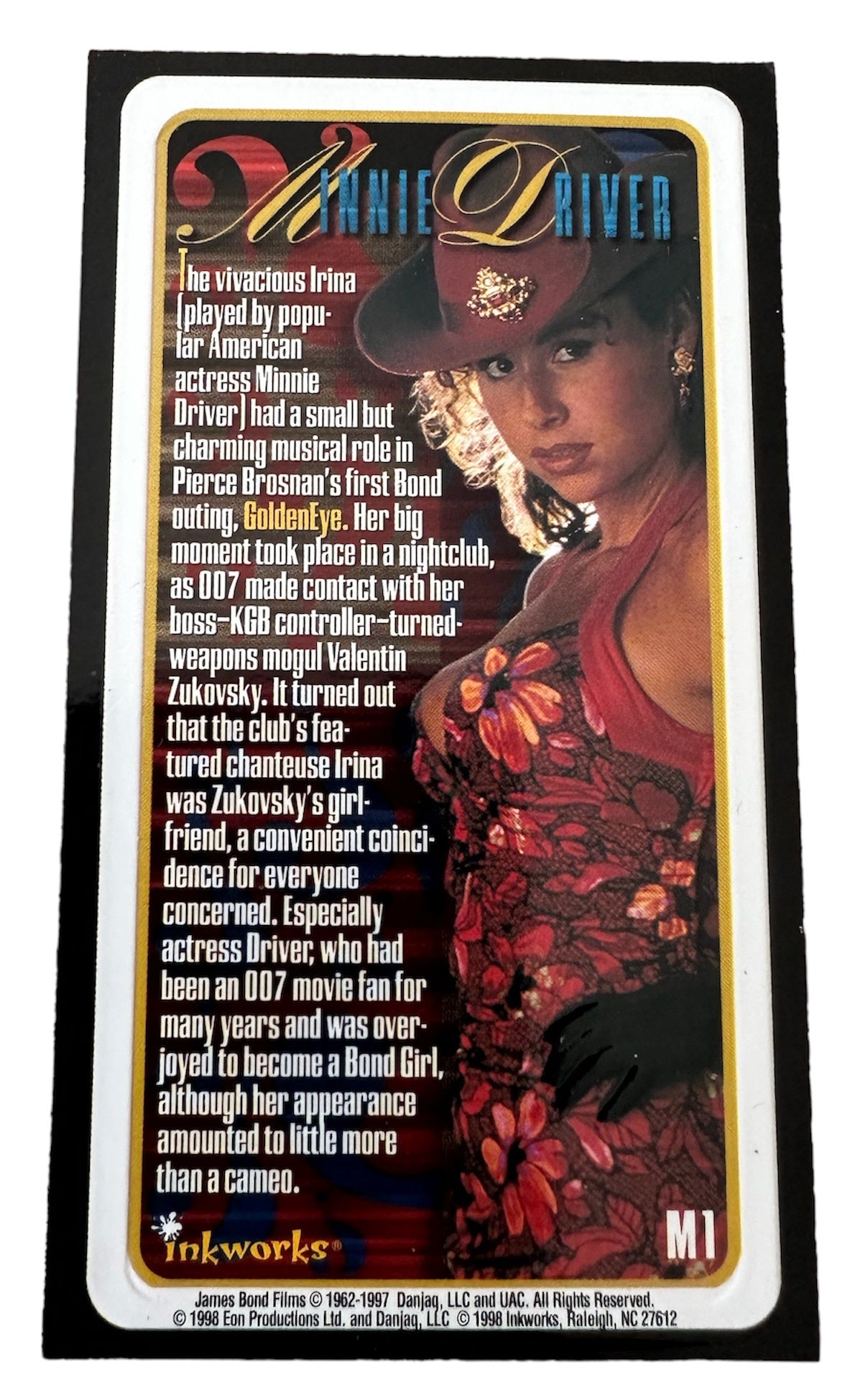 Vintage Inkworks 1998 The Women Of James Bond 007 Widescreen