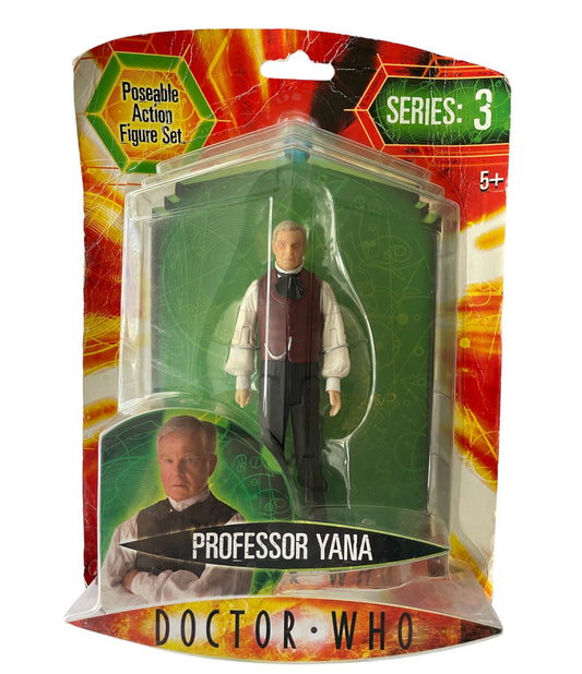 Vintage 2007 Dr Doctor Who Series 3 Professor Yana (The Master) Highly Detailed Poseable Action Figure - Brand New Factory Sealed Shop Stock Room Find.