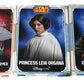Vintage Disneystore Europe 2014 Star Wars The Original Trilogy Trading Cards x 3 - Kenobi, Leia and Tie Fighters & Imperial Star Destroyer - Very Rare - Former Shop Stock