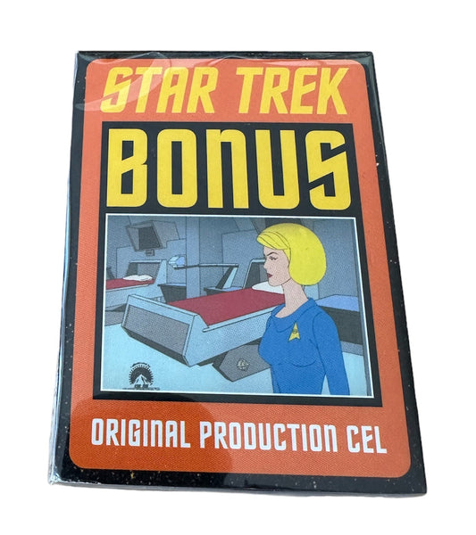 Vintage Rittenhouse 2003 Star Trek The Animated Series - Bonus Original Production Cel VOIDED Redemption Cards - Ultra Rare Full Set Of 50 Cards - Sealed In Pack - Former Shop Stock