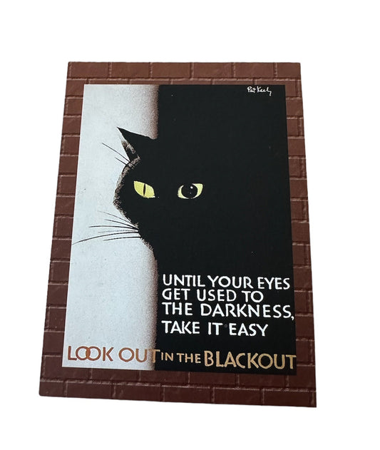 Vintage Cult Stuff 2011 Propaganda Posters Series 1 Promo Card P2 - Look Out In The Blackout - Very Rare - Former Shop Stock