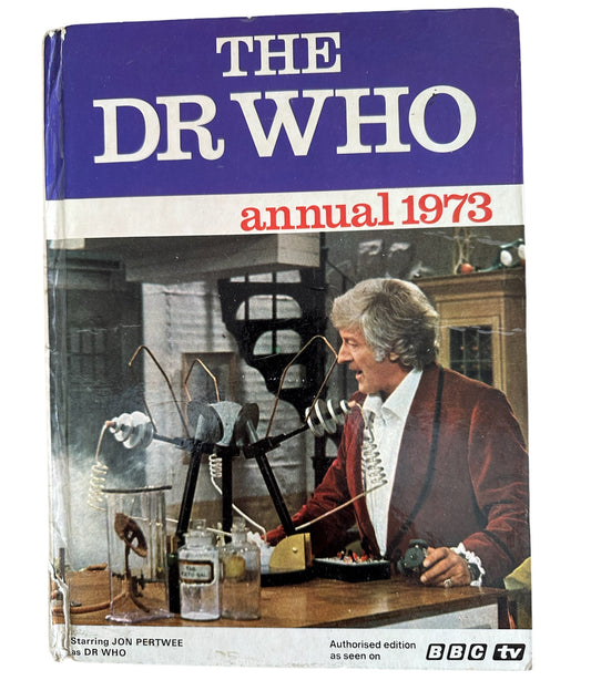 Vintage The Dr Who Annual 1973 Starring Jon Pertwee