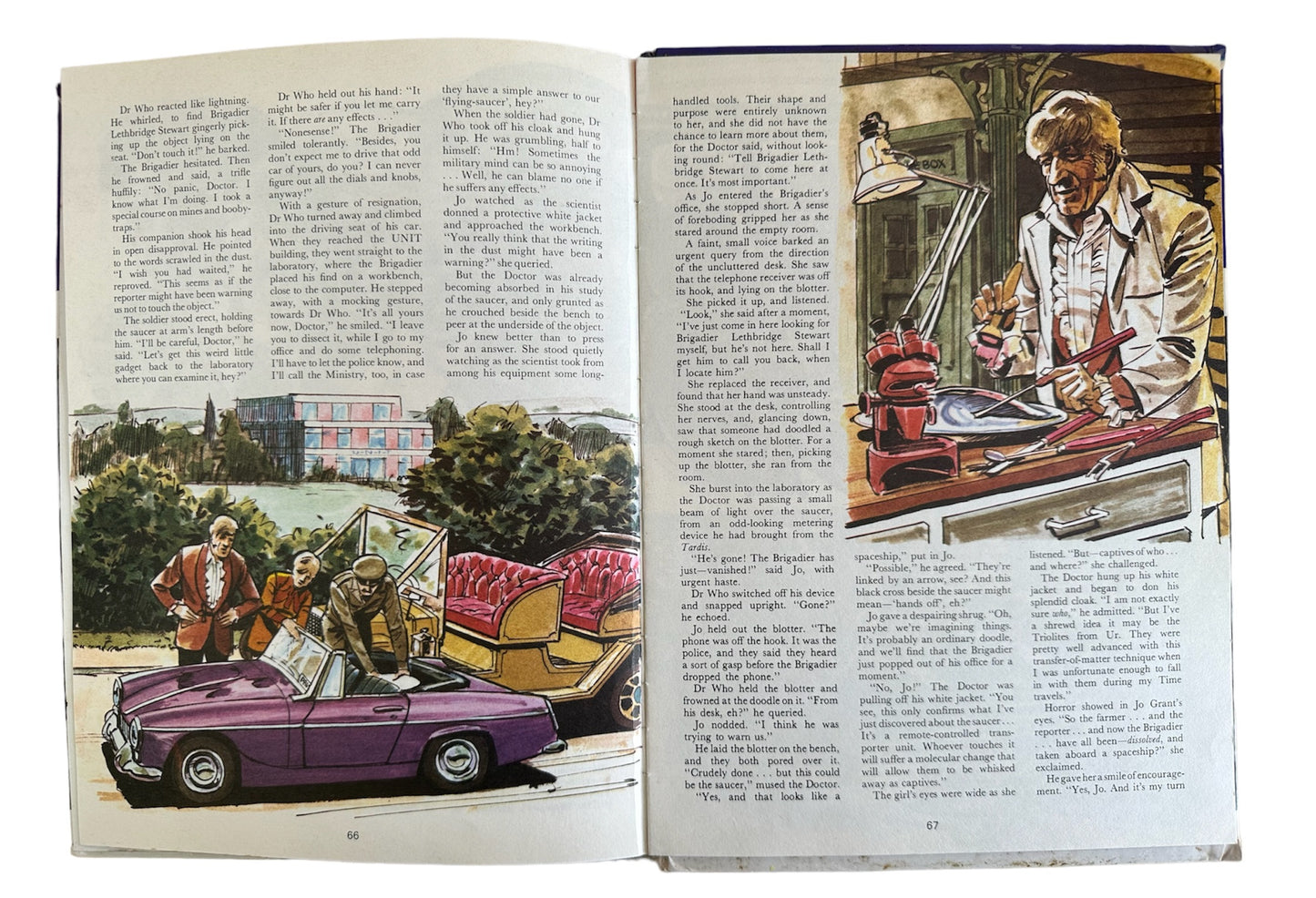 Vintage The Dr Who Annual 1973 Starring Jon Pertwee