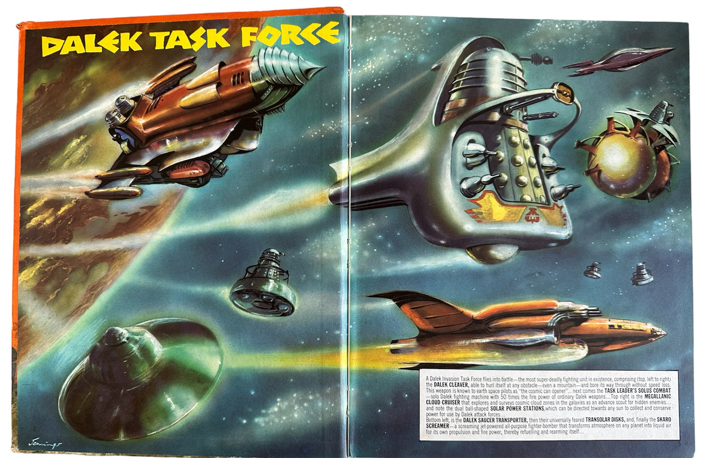 Vintage Terry Nations The Dalek World Book Annual 1966