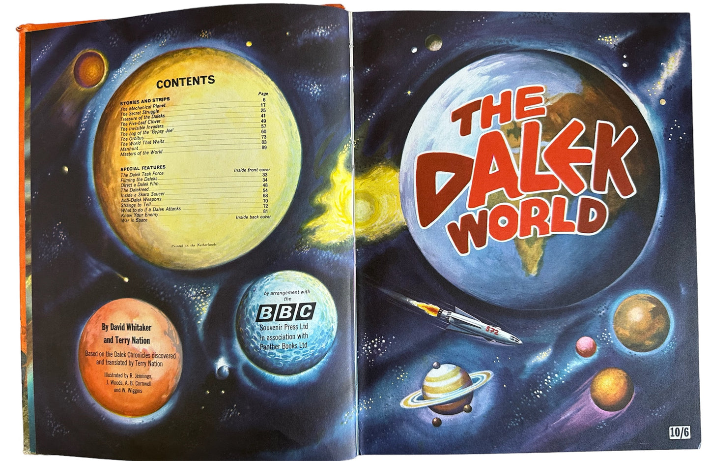 Vintage Terry Nations The Dalek World Book Annual 1966