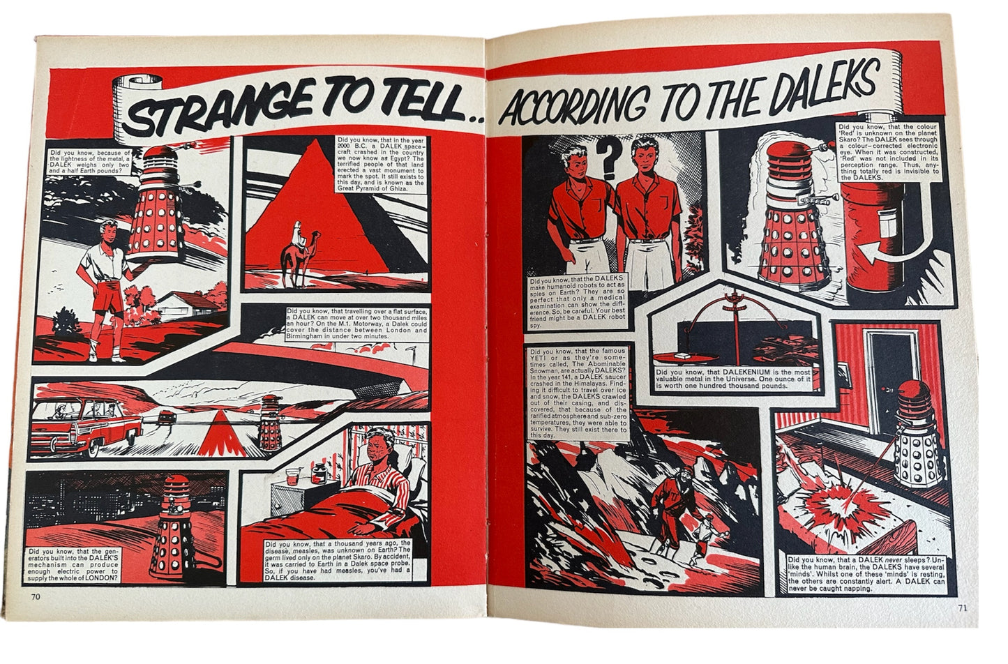 Vintage Terry Nations The Dalek World Book Annual 1966