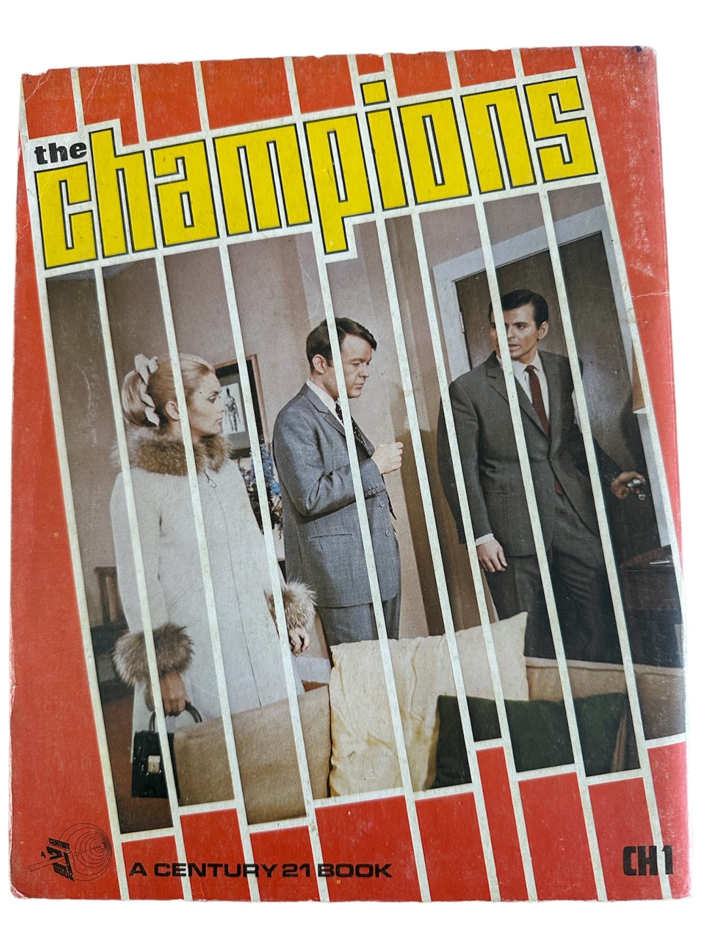 Vintage 1968 Ultra Rare The Champions Painting Book - As Seen In The Hit Television Series - Century 21 Publishing - Very Good Condition