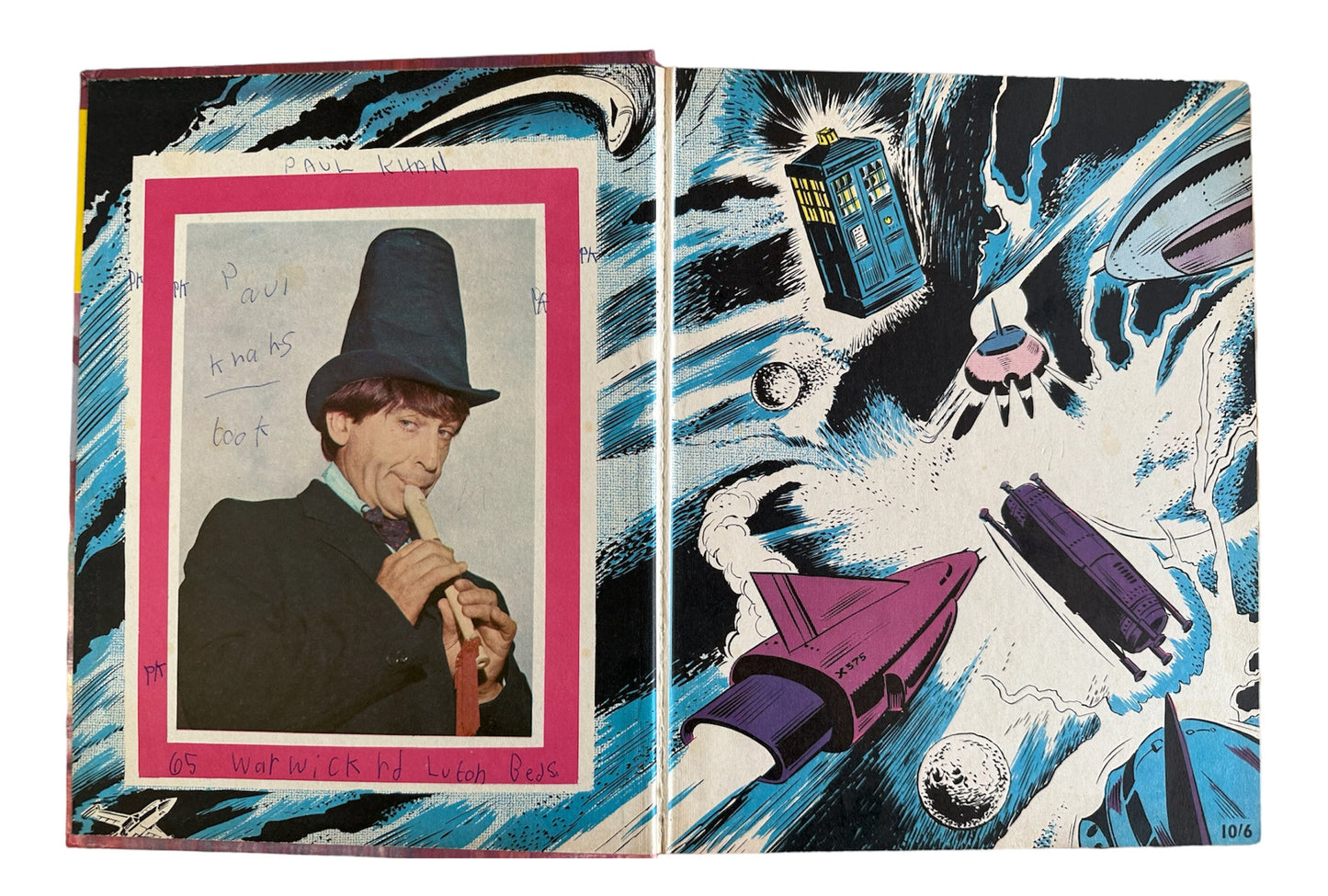 Vintage Dr Doctor Who Annual 1967 Starring Patrick Troughton as Doctor Who - Very Good Condition.