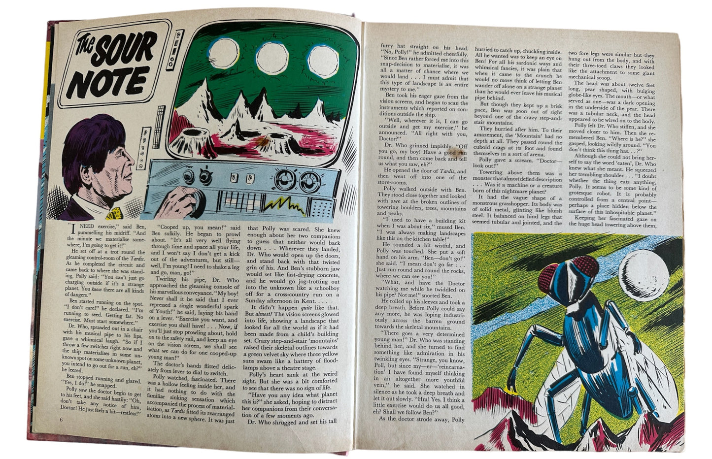 Vintage Dr Doctor Who Annual 1967 Starring Patrick Troughton as Doctor Who - Very Good Condition.