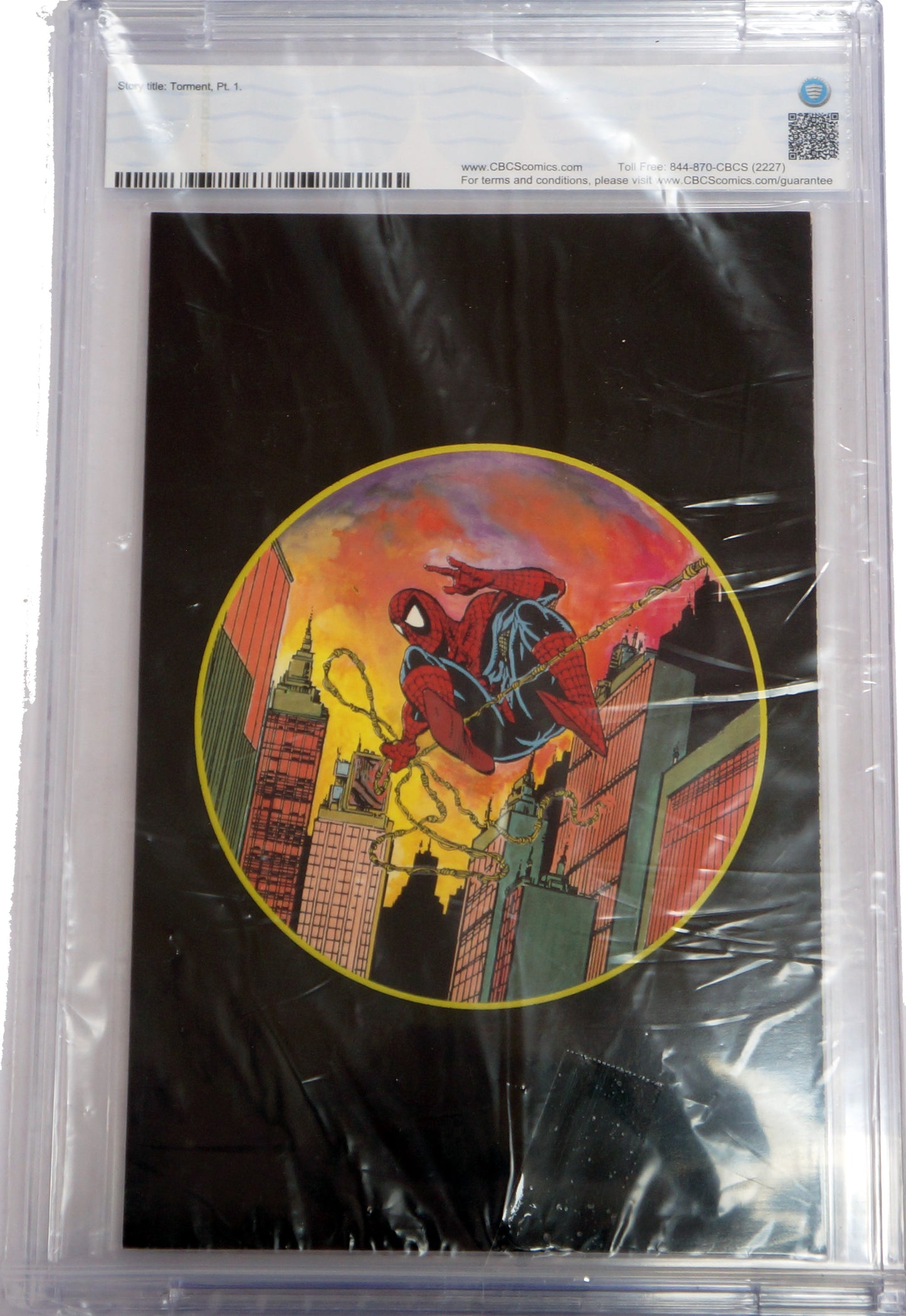 Vintage 1990 Marvel Comics Spider-Man Torment Part One Platinum Edition - 1st New Collectors Item Issue - August 1990 - CBCS Graded 8.5 On White Paper - Former Shop Stock