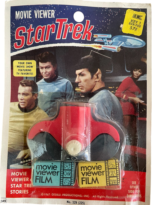 Vintage Chemtoy 1969 Star Trek The Original Series Movie Viewer With Two Star Trek Stories - Brand New Factory Sealed Shop Stock Room Find.