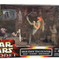 Vintage 1999 Star Wars Episode 1 The Phantom Menace Mos Espa Encounter Action Figure Set 3 Pack With Exclusive Comm Talk Chip - Brand New Factory Sealed Shop Stock Room Find