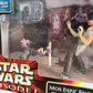 Vintage 1999 Star Wars Episode 1 The Phantom Menace Mos Espa Encounter Action Figure Set 3 Pack With Exclusive Comm Talk Chip - Brand New Factory Sealed Shop Stock Room Find