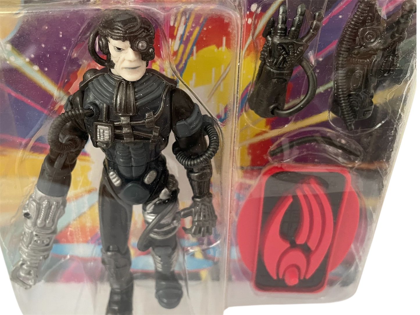 Vintage Playmates 1992 Star Trek The Next Generation Borg Action Figure - Mechanically Enhanced Cybernetic Humanoids - Brand New Factory Sealed Shop Stock Room Find