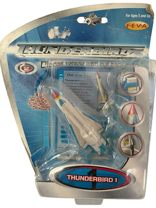 Vintage Feva 2004 Thunderbirds The Movie - Thunderbird 1 Diecast Vehicle - Factory Sealed Shop Stock Room Find