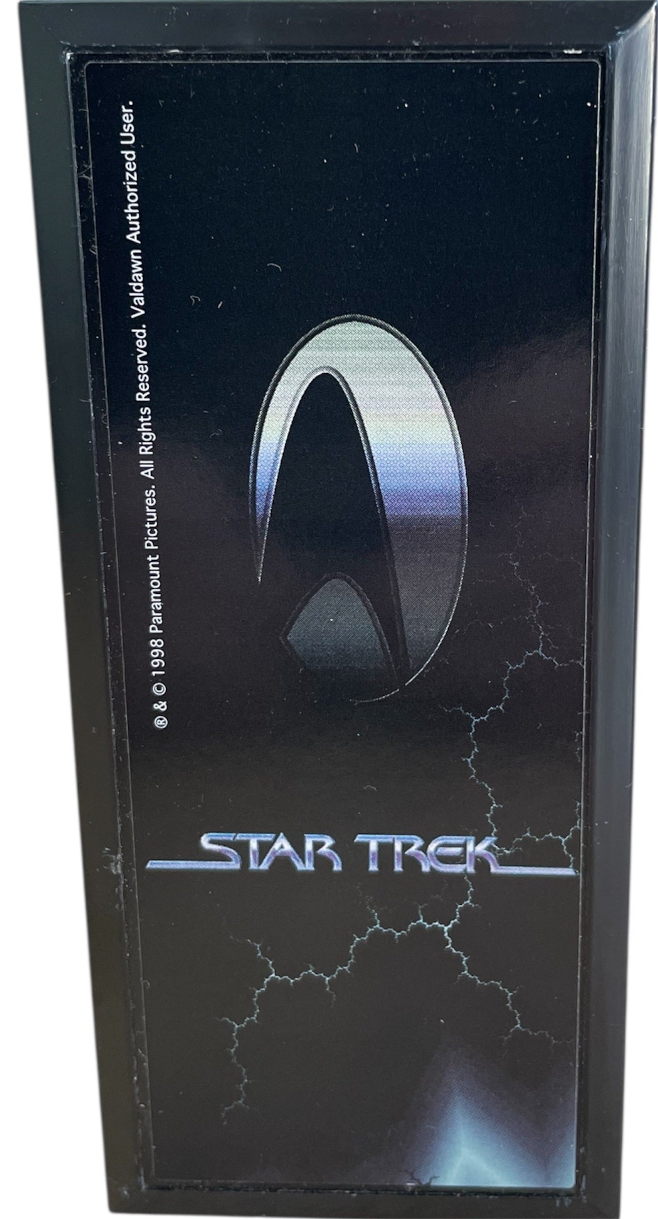 Vintage Valdawn 1998 Star Trek The Next Generation USS Enterprise Star Ship Analogue Wrist Watch 10th Anniversary Limited Edition - Unsold Former Shop Stock - Very Very Rare