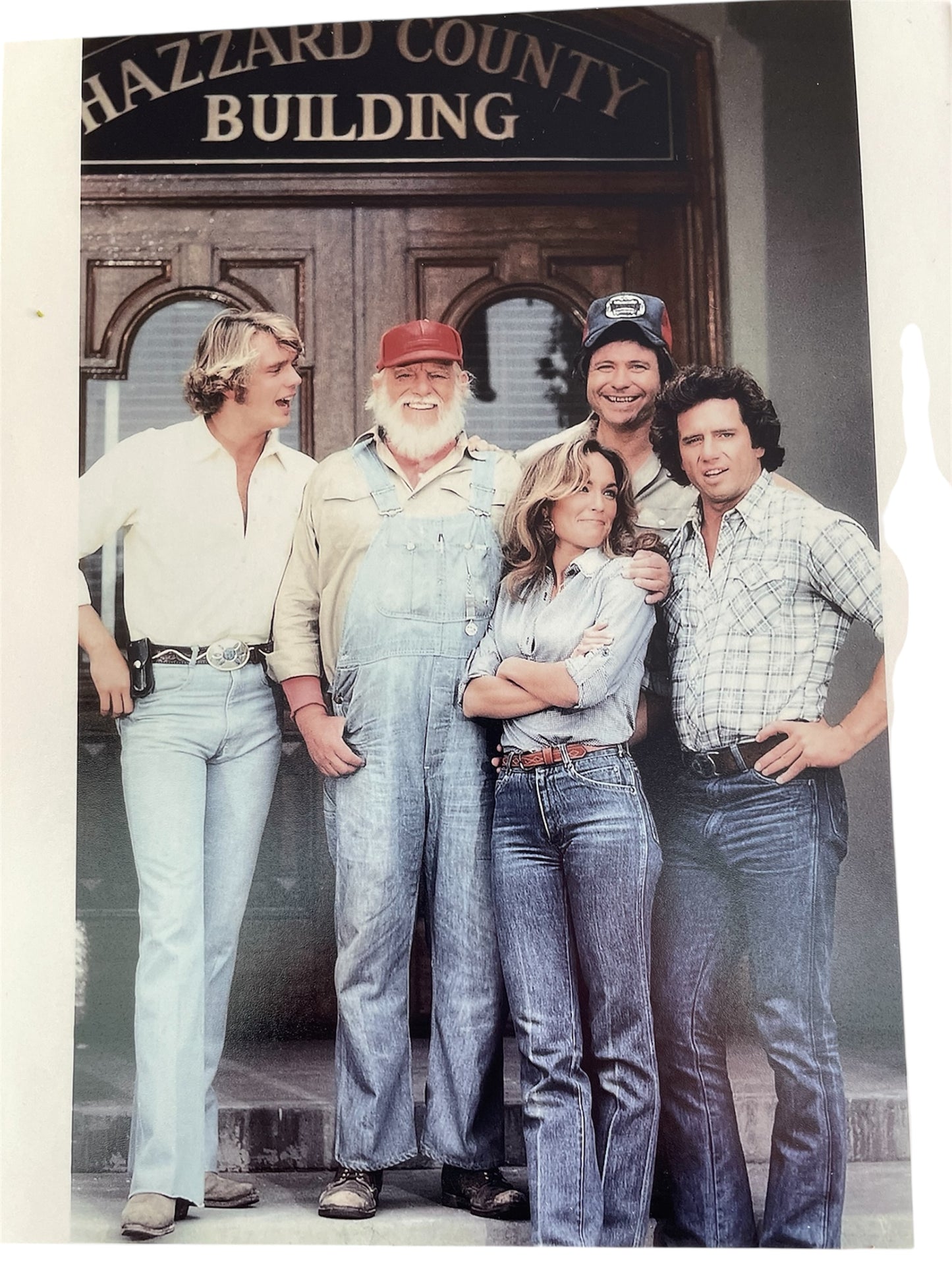Vintage 1980's The Dukes Of Hazzard Photograph Set With Facsimile Autographs - Mint Condition Ex Shop Stock