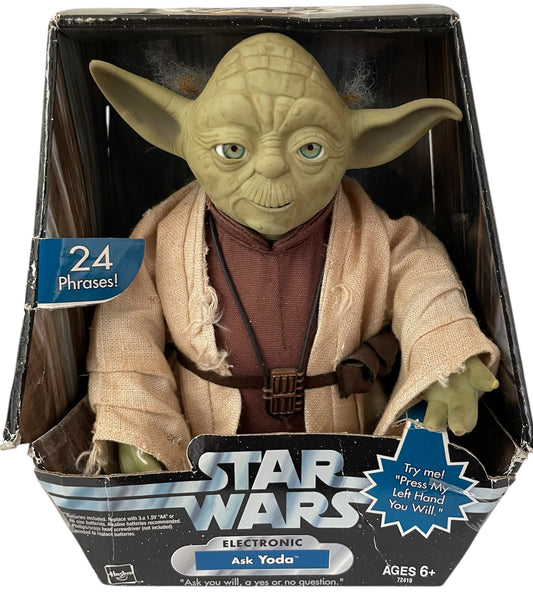 Vintage Tiger Electronics 2004 Star Wars The Original Trilogy Electronic Ask Yoda Interactive Talking Figure - Former Shop Stock