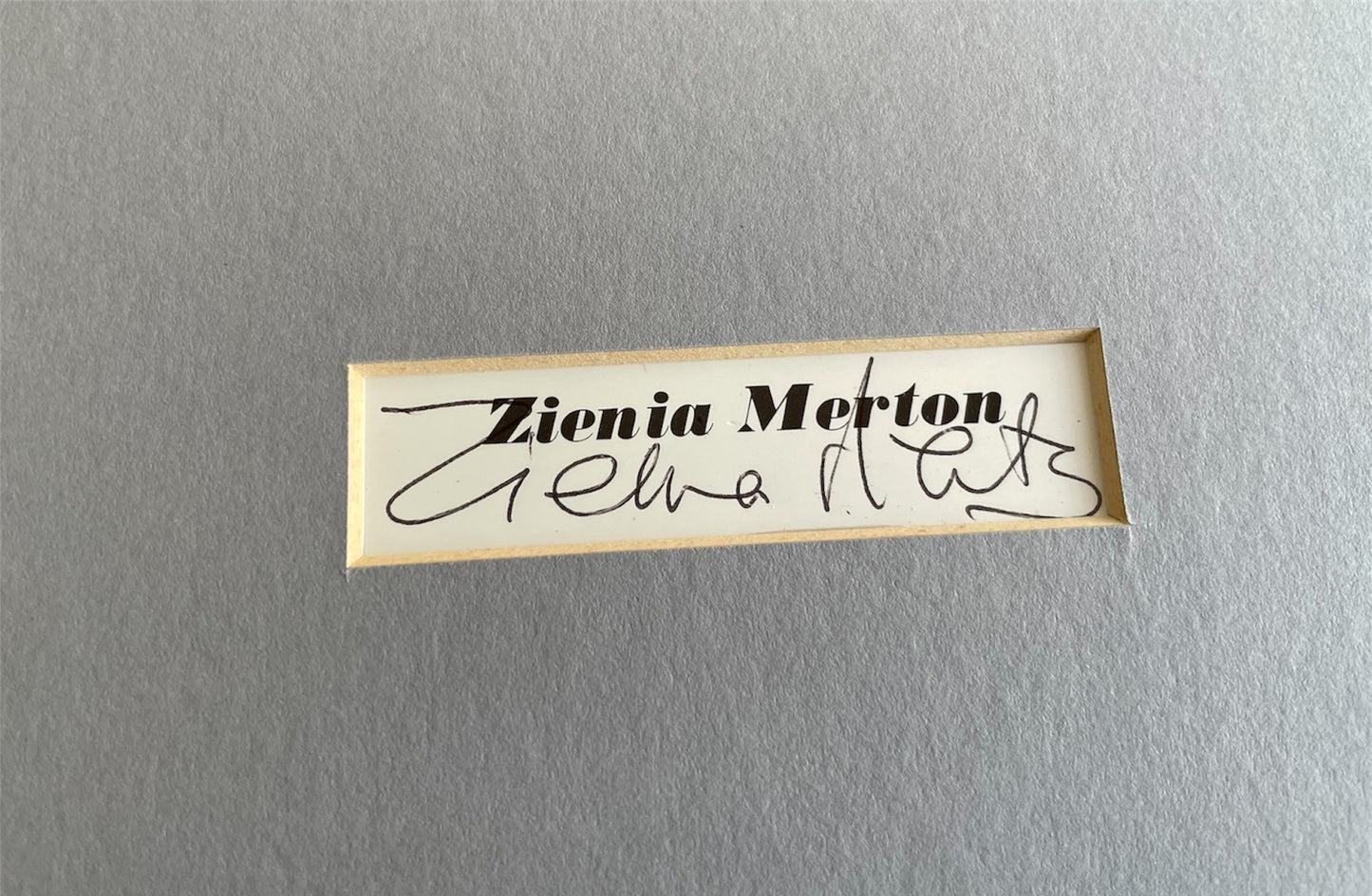 Vintage Gerry Andersons Space 1999 - Framed Photograph With Autographs Of Zienia Merton AKA Sandra Bains - Ultra Rare