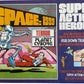 Vintage Latraset 1975 Gerry Andersons Space 1999 - Terror Of The Planet Cyborg - Super Action Heroes Rub Down Transfers On Big Coloured Background - Fantastic Condition Ultra Rare Item