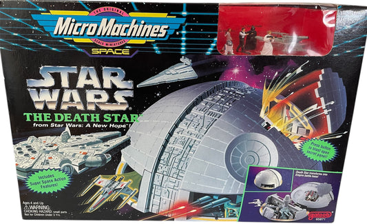 Vintage Galoob1993 Star Wars A New Hope Micro Machines The Death Star Action Play Set - Brand New Shop Stock Room Find