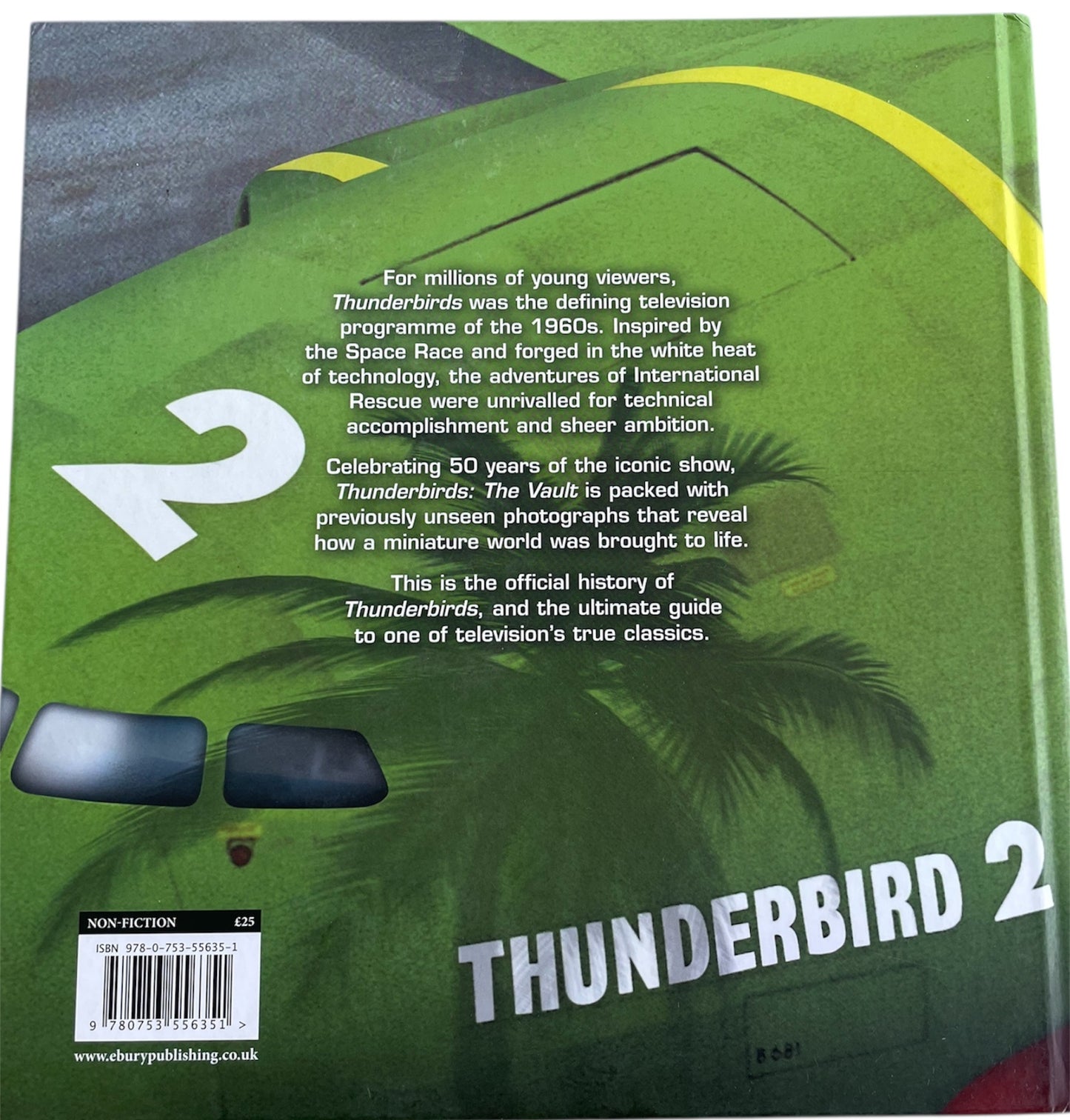 Vintage 2015 A Gerry Andersons Production 50 Years - Thunderbirds The Vault By Marcus Hearn Large Hardback Book - Unsold Former Shop Stock