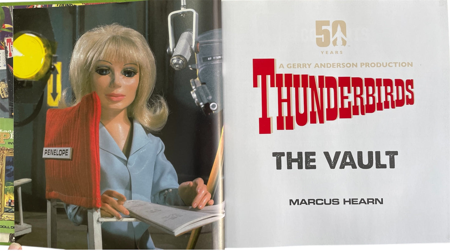 Vintage 2015 A Gerry Andersons Production 50 Years - Thunderbirds The Vault By Marcus Hearn Large Hardback Book - Unsold Former Shop Stock
