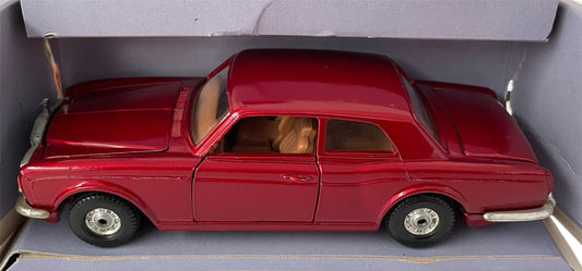 Vintage 1979 Corgi Toys No. 279 Rolls Royce Corniche Saloon Car Deep Red Die-Cast Replica Model Vehicle - Former Shop Stock