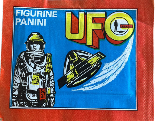 Vintage Panini 1973 Gerry Andersons UFO Sticker Pack - Factory Sealed Shop Stock Room Find.