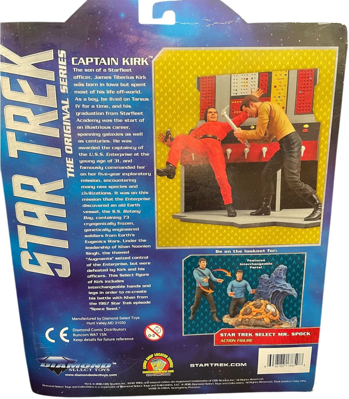Vintage 2016 Star Trek The Original Series Diamond Select Limited Edit ...