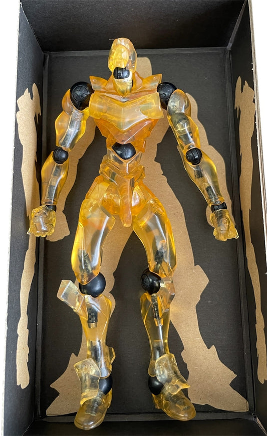 Vintage 2006 Revoltech Katsuhisa Yamaguchi Neon Genesis Evangelion Anime - Series No. 0005 EVA-00 Clear Unit Version Action Figure - Brand New Factory Sealed Shop Stock Room Find