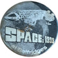 Vintage Badge A Minit 1985 Gerry Andersons Space 1999 - At Selfridges 40mm Metal Pin Badge - Good Condition