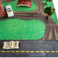Vintage ERTLs 1981 The Dukes Of Hazzard Play Set - With 5 x 1/64 Scale Die-Cast Model Vehicles, Buildings, Trees And Play Surface - Fantastic Condition Ultra Rare Item - In The Original Box