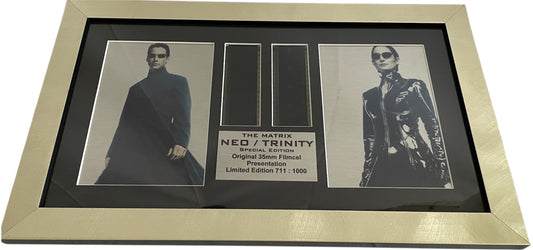 Vintage Excalibur Promotions The Matrix Special Edition Original 35mm Filmcel Presentation Limited Edition Mounted in an 36cm x 22cm Frame - Former Shop Stock