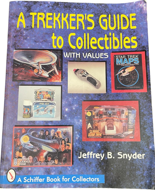 Vintage Schiffer 1996 Star Trek A Trekker's Guide To Collectibles - Large Paperback Book - Very Good Condition.