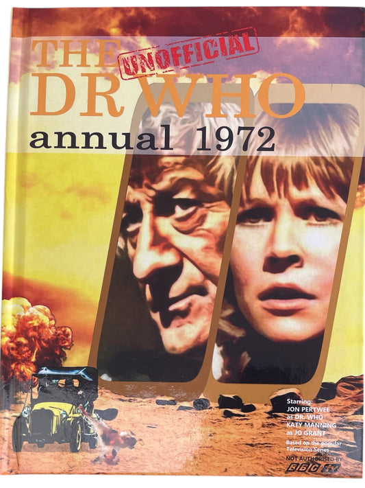 Vintage Terraqueous Distributors - The Unofficial Dr Who Annual 1972 - Based On The TV Series Starring John Pertwee As The Doctor - 2018 Fan Produced - Brand New Former Shop Stock