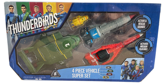 Vivid 2015 Gerry Andersons - Thunderbirds Are Go - Electronic Models 4 Piece Super Vehicle Set - Factory Sealed Shop Stock Room Find