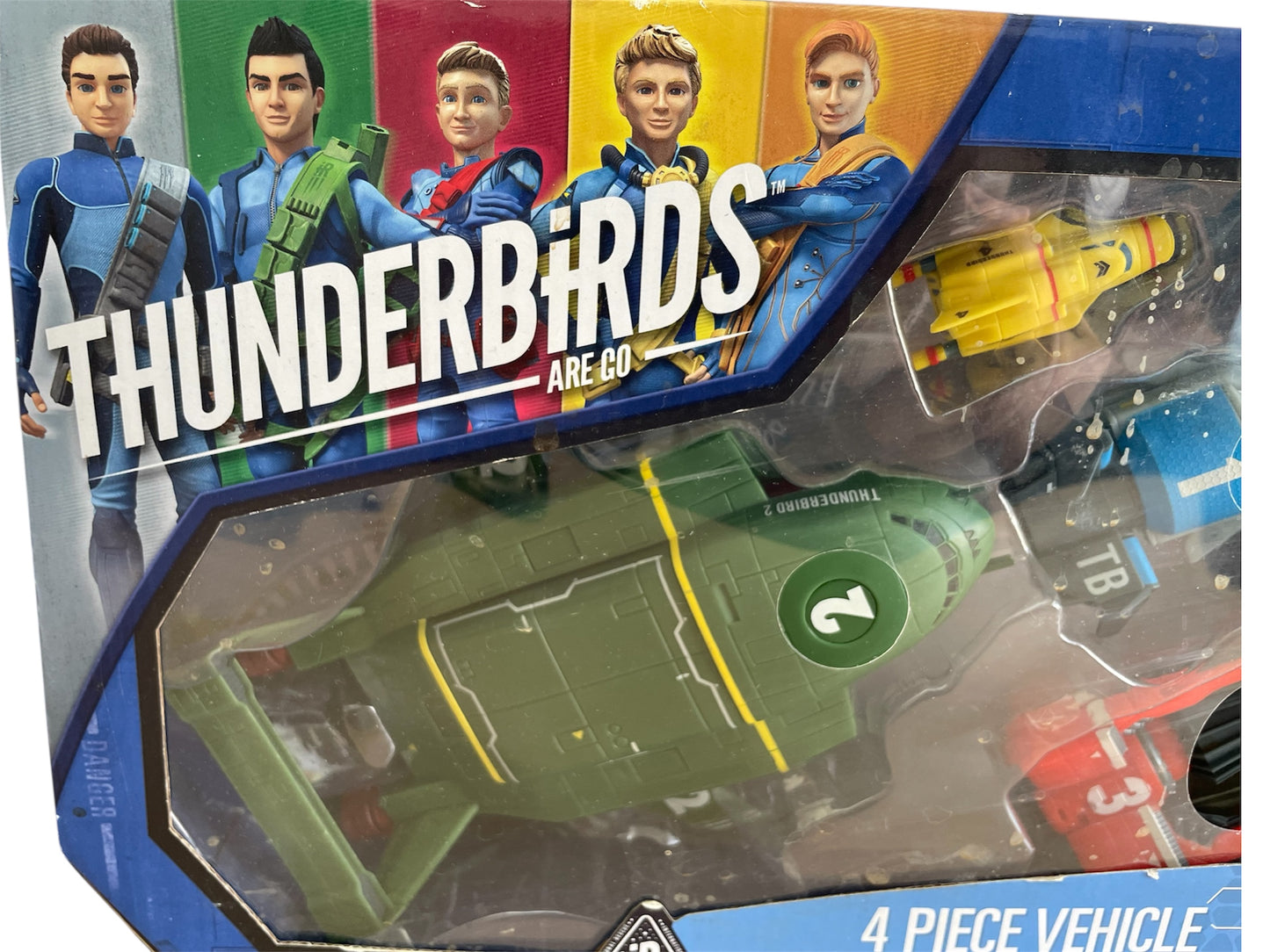 Vivid 2015 Gerry Andersons - Thunderbirds Are Go - Electronic Models 4 Piece Super Vehicle Set - Factory Sealed Shop Stock Room Find