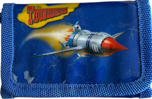 Vintage 1992 Gerry Andersons Thunderbirds Tri Fold Wallet - Former Shop Counter Display Item