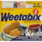 Vintage 1979 Star Trek The Motion Picture Weetabix Breakfast Cereal Box - Klingon Cruiser Amar With Three Free Figure Cards - Unused And Uncut - Ex Shop Stock