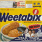 Vintage 1979 Star Trek The Motion Picture Weetabix Breakfast Cereal Box - Vulcan Shuttle With Three Free Figure Cards - Unused And Uncut - Ex Shop Stock