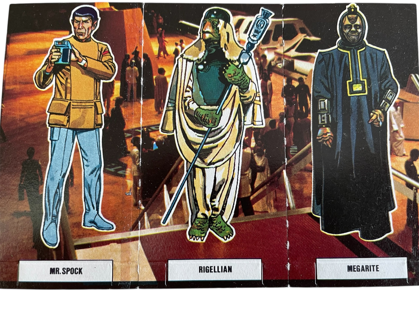 Vintage 1979 Star Trek The Motion Picture Weetabix Breakfast Cereal Box - Vulcan Shuttle With Three Free Figure Cards - Unused And Uncut - Ex Shop Stock