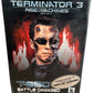 Vintage Gentle Giant 2003 Ultra Rare Limited Edition Terminator 3 - Rise Of The Machines T-850 Battle Damaged Chrome Plated Mini Bust Statue Figurine Light-Up Version - Former Shop Stock