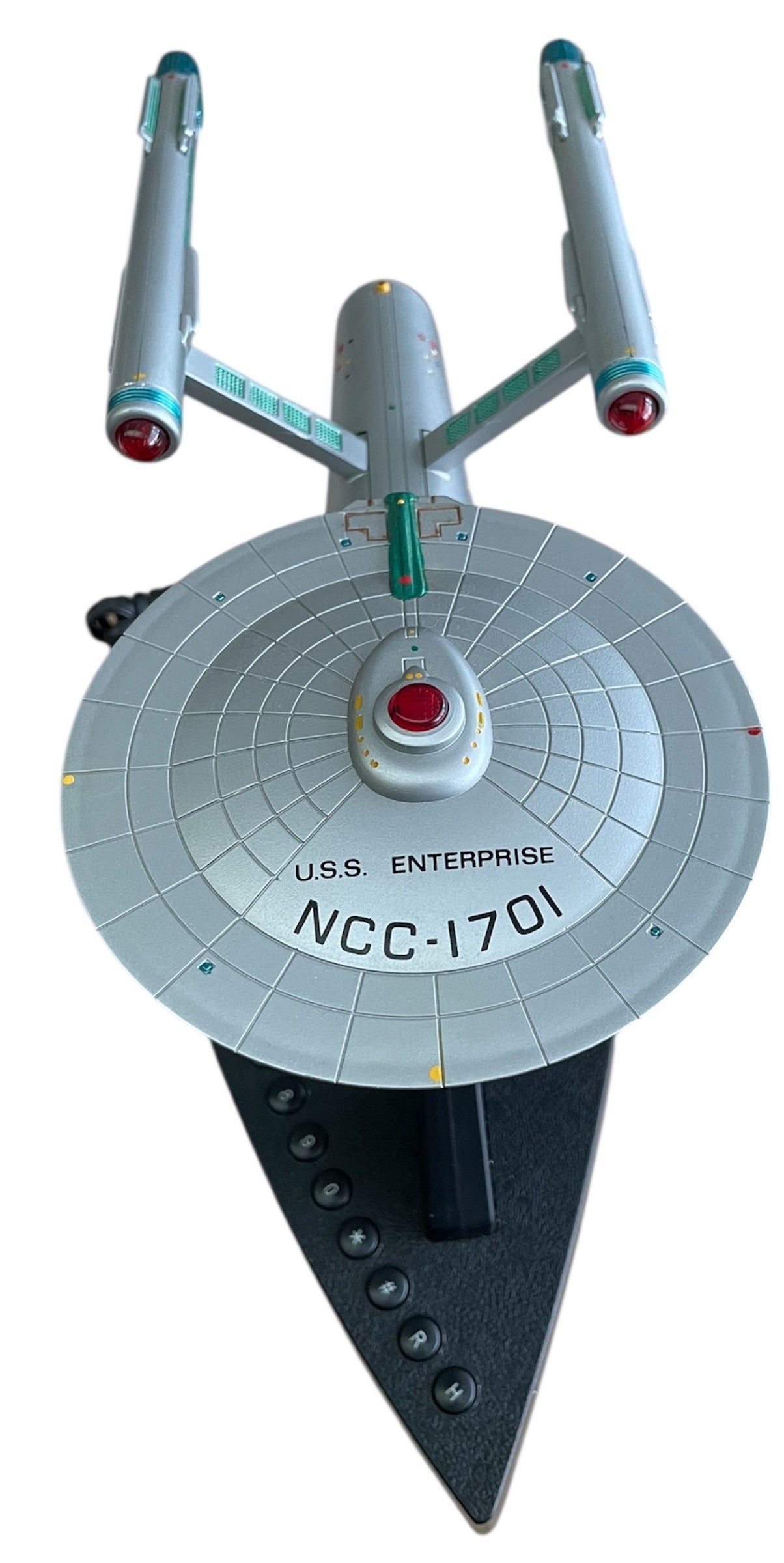 Vintage Telemania 1993 Star Trek The Original Series USS Enterprise NCC-1701 Collectors Edition Telephone - Former Shop Counter Display Item