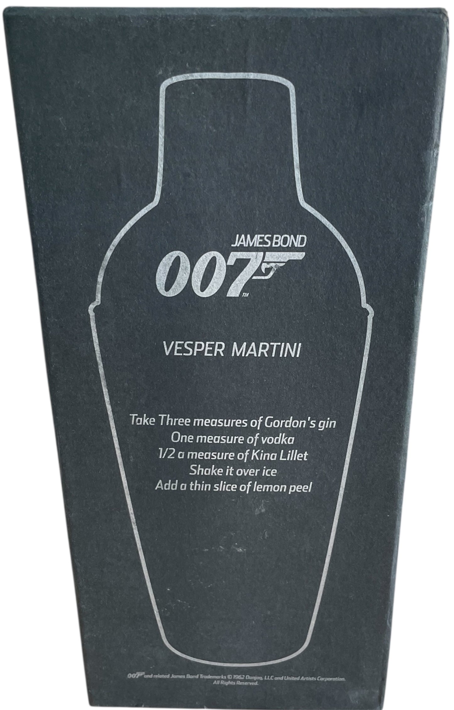 Vintage 2006 James Bond 007 The Vesper Martini Cocktail Shaker - Casino Royale - Unsold Ex Shop Stock
