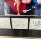 Vintage The Dukes Of Hazzard Framed Photograph With Autographs Of Bo, Luke And Daisy Duke - Autographed By Tom Wopat, John Schneider & Catherine Bach - Ultra Rare