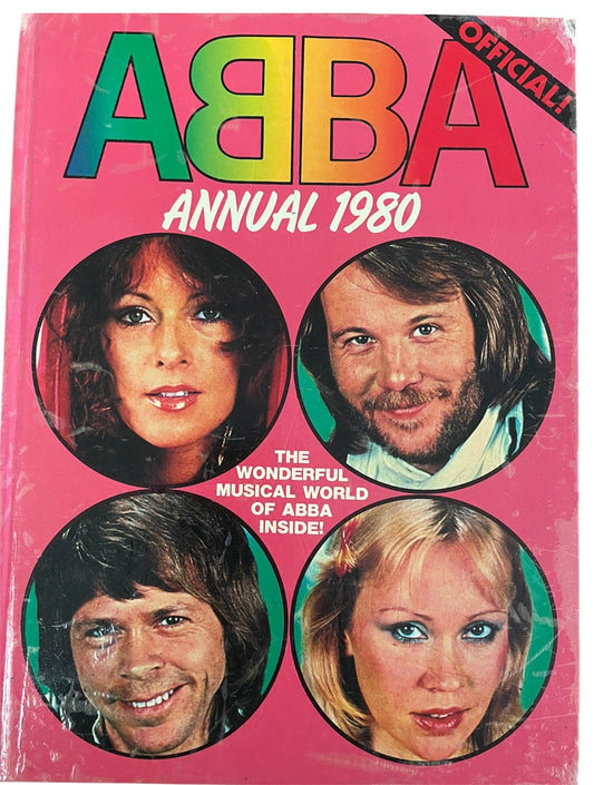 Vintage The Official Abba Annual 1980 - Very Good Condition