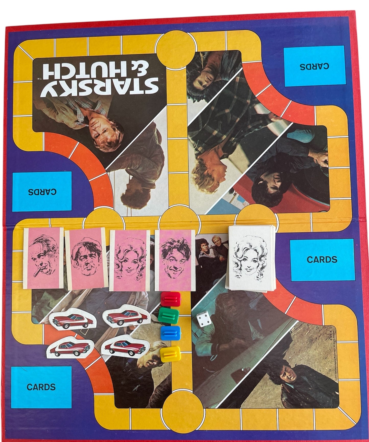 Vintage 1976 MB Games Starsky And Hutch The Detective Board Game - An Action Packed Board Game For 2 - 4 Players - Fantastic Condition, 100% Complete - In The Original Box