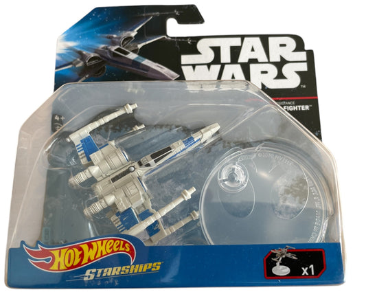 Hot Wheels 2016 Star Wars Rogue One Die-Cast Resistance X-Wing Fighter Vehicle - Brand New Factory Sealed Former Shop Stock